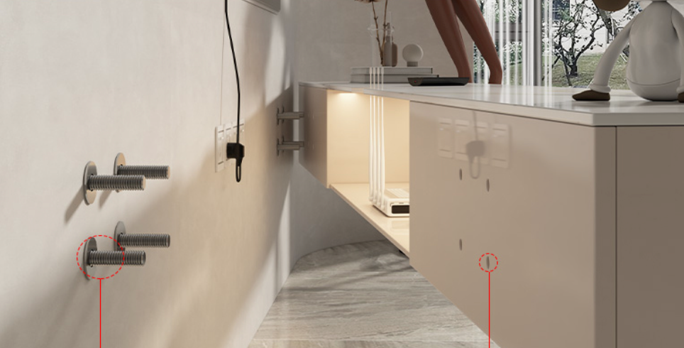  Hanging TV library 