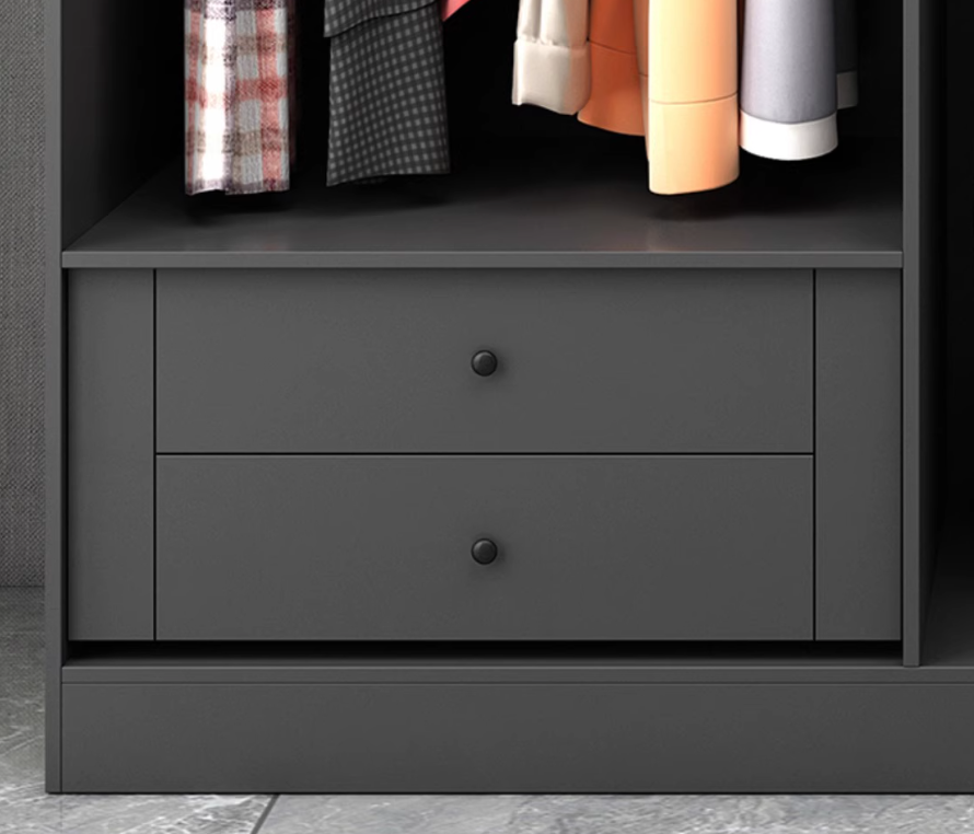  خزانة ملابس زاوية L مودرن واسعة - دولاب ملابس زاوية من KS-Furniture 