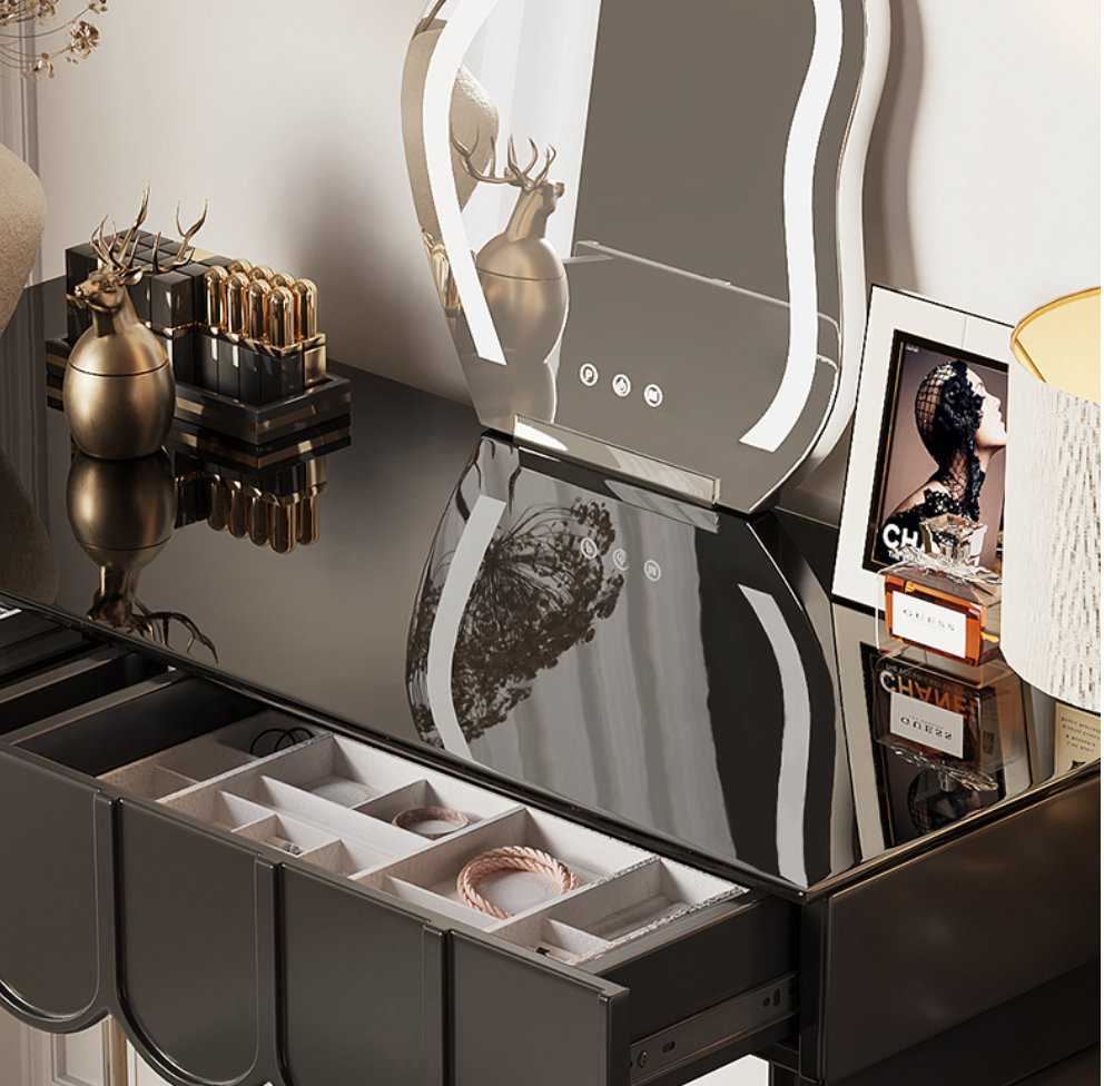  Suyu dressing table with stool and smart mirror 