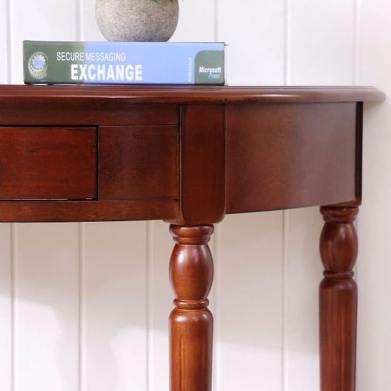  wooden side console    