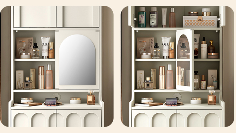  Dressing table with hidden chair 