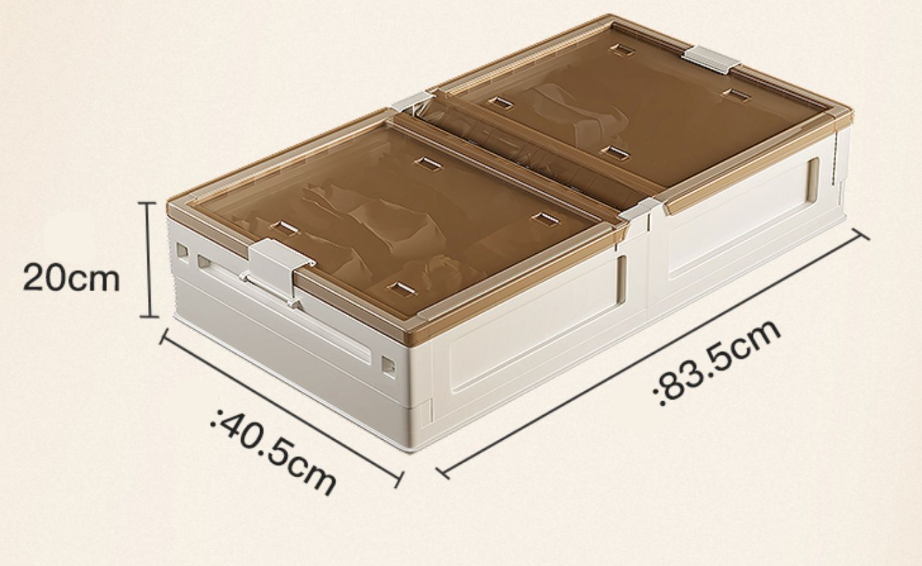  Storage box with foldable pulley 