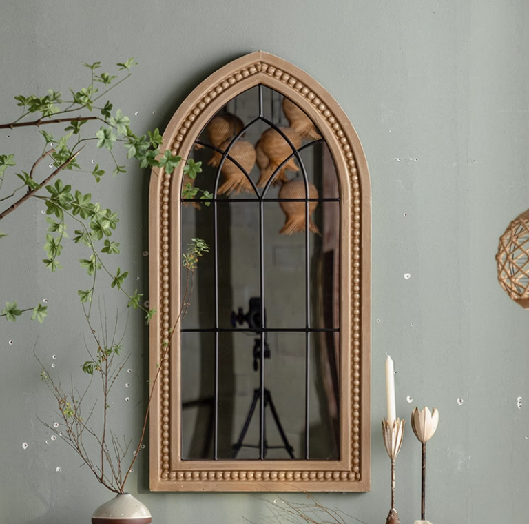  مرآة منحوتة Vintage 