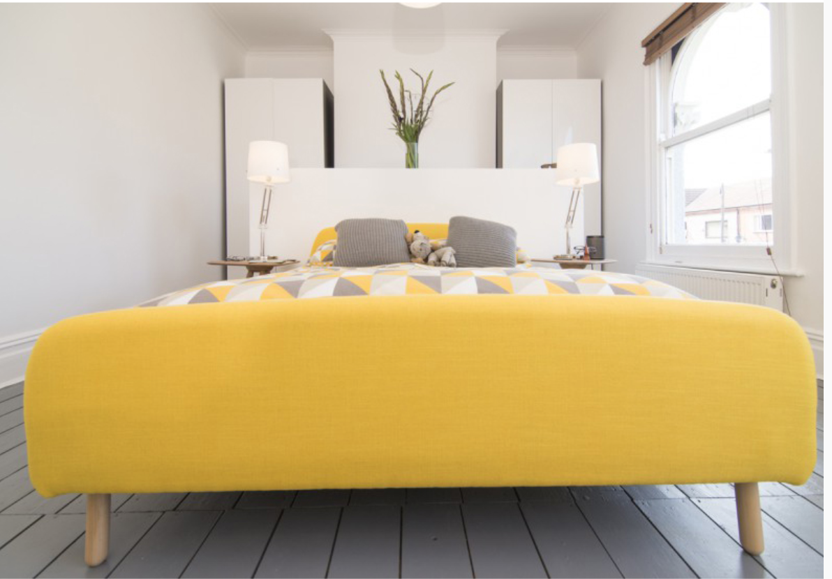  classic fabric bed 