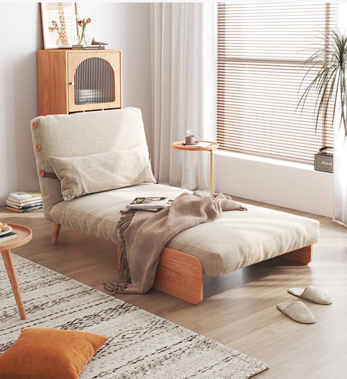  Warner sofa bed with side table 