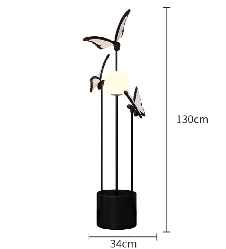  Butterfly shaped lamp 
