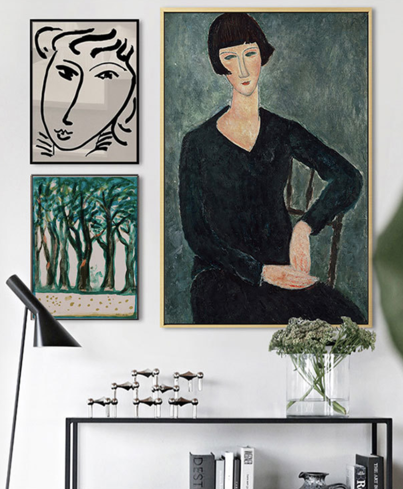  5 size paintings 