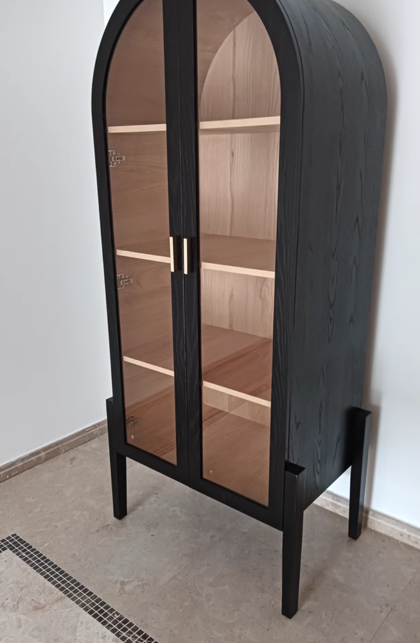  Solid wood arched wardrobe 