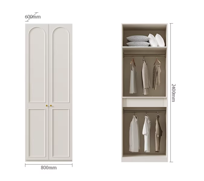  Wooden wardrobe multiple sizes 