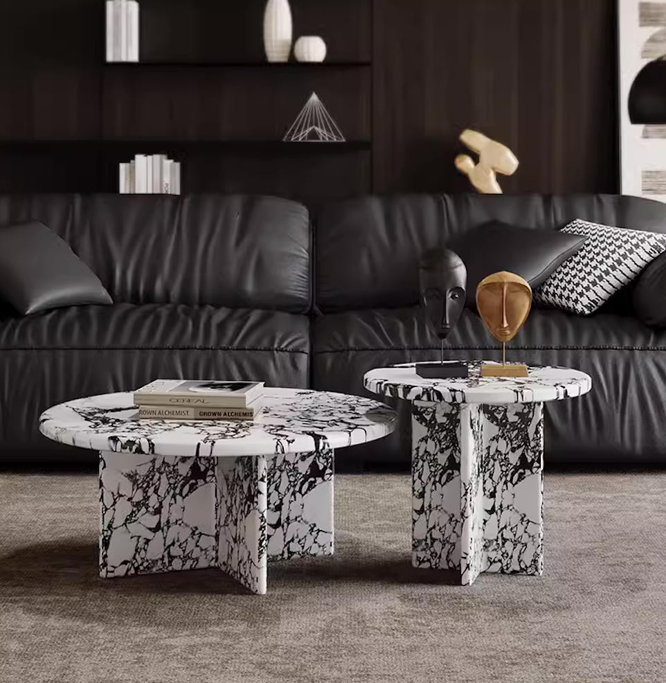  Marble coffee table 
