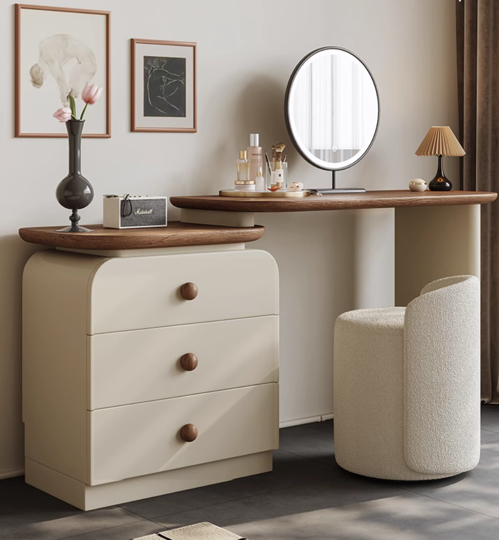  A dressing table with a built-in cabinet 
