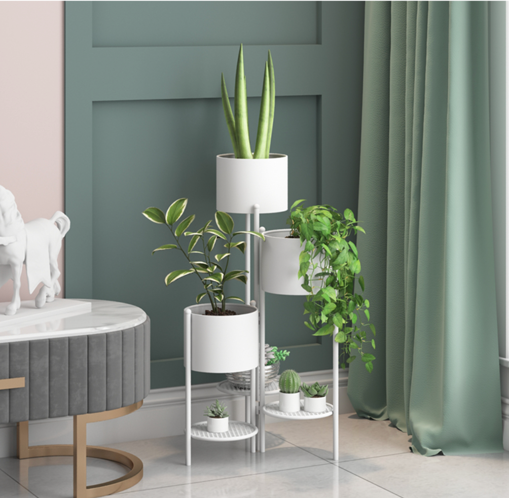  Stand with flower pots 