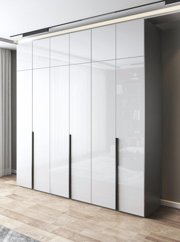  Floren glossy wardrobe 