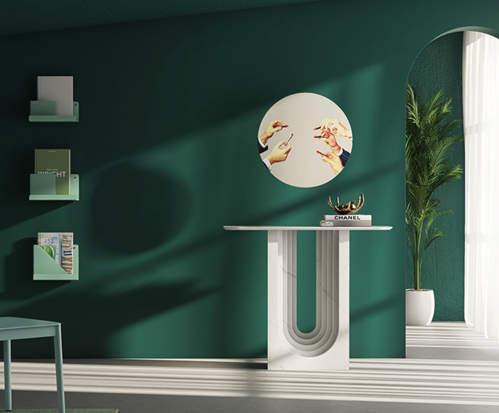  marble console  