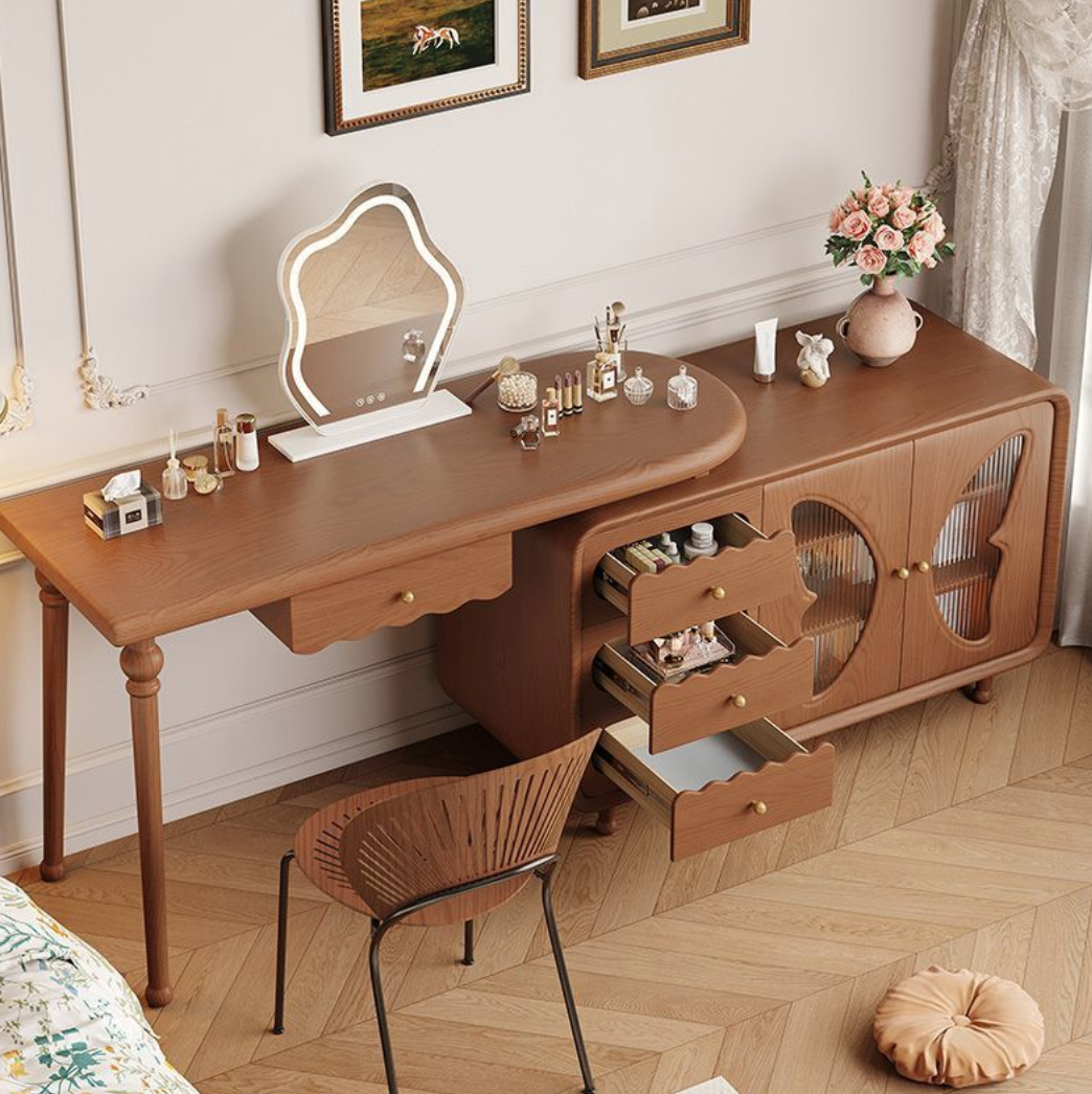  Dressing table with chair and mirror 