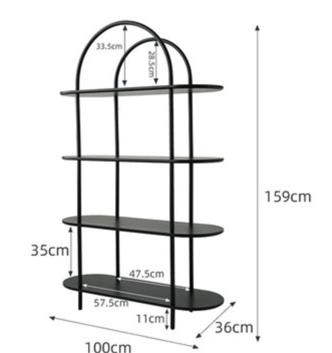  Multi-layer metal stand 