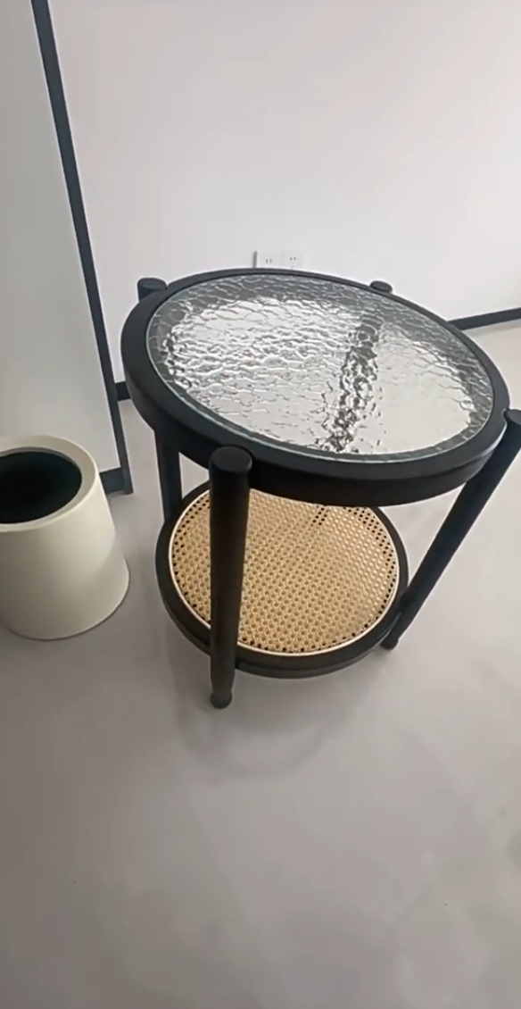  طاولة قهوة دائرية حديثة 