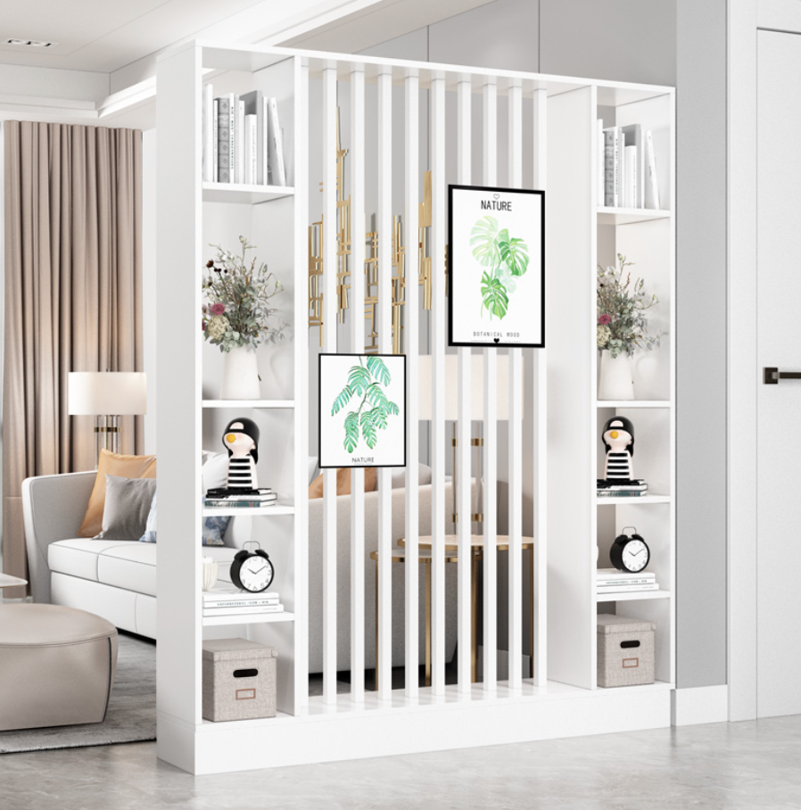  Partitioned cupboard with shelves 