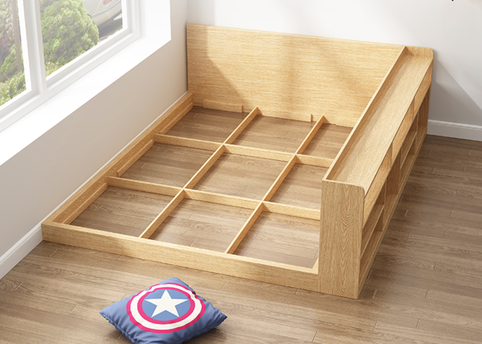  Bed with sideboard Yadeju 