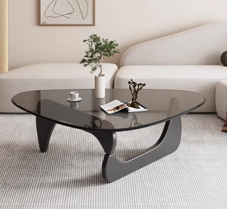  Modern table with glass top 