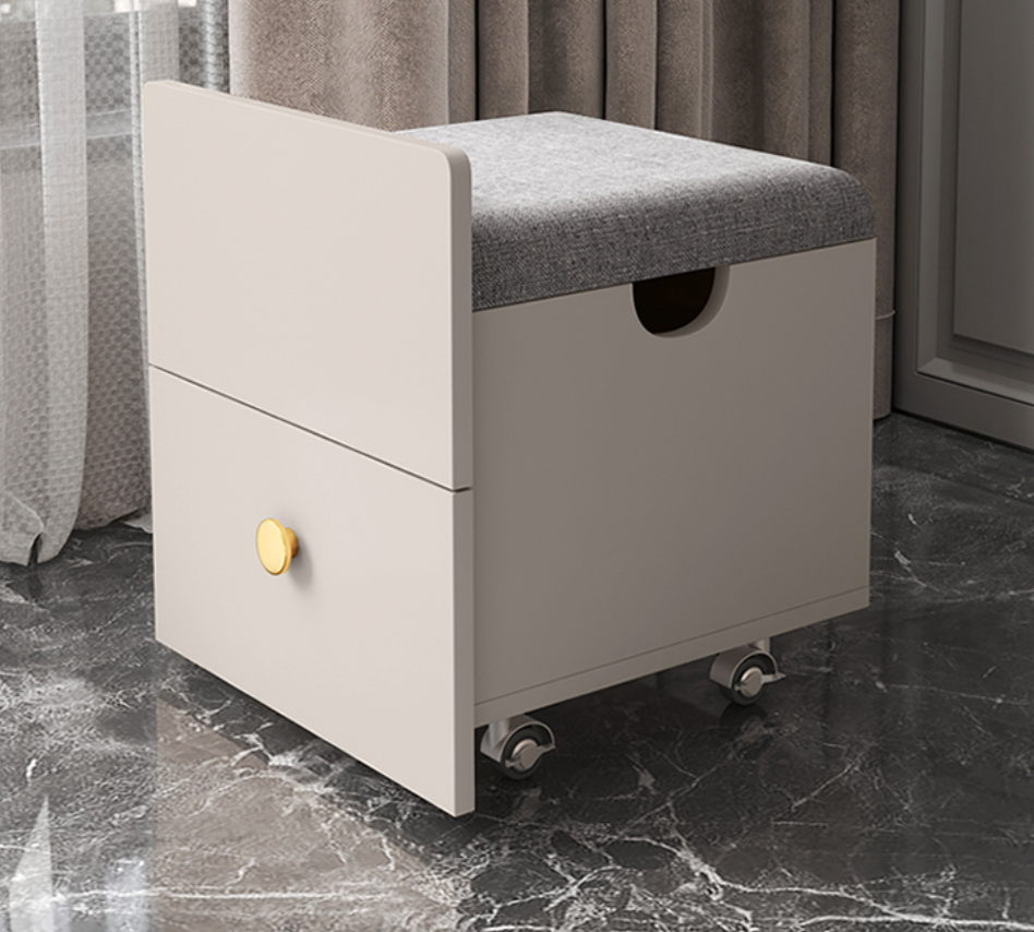  Dressing table with hidden chair 