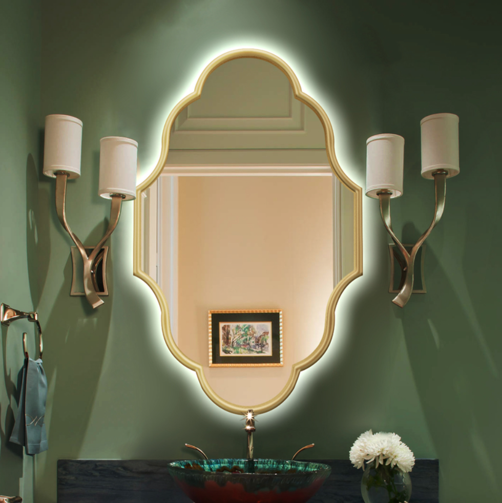  Christie mirror with lights 
