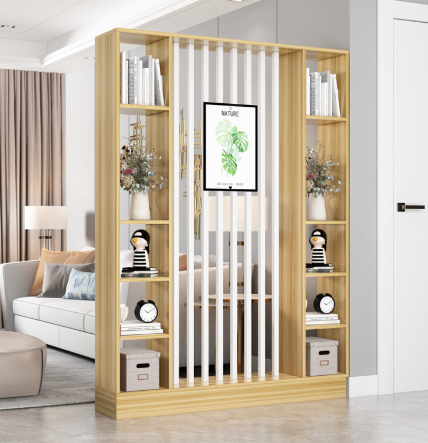  Partitioned cupboard with shelves 
