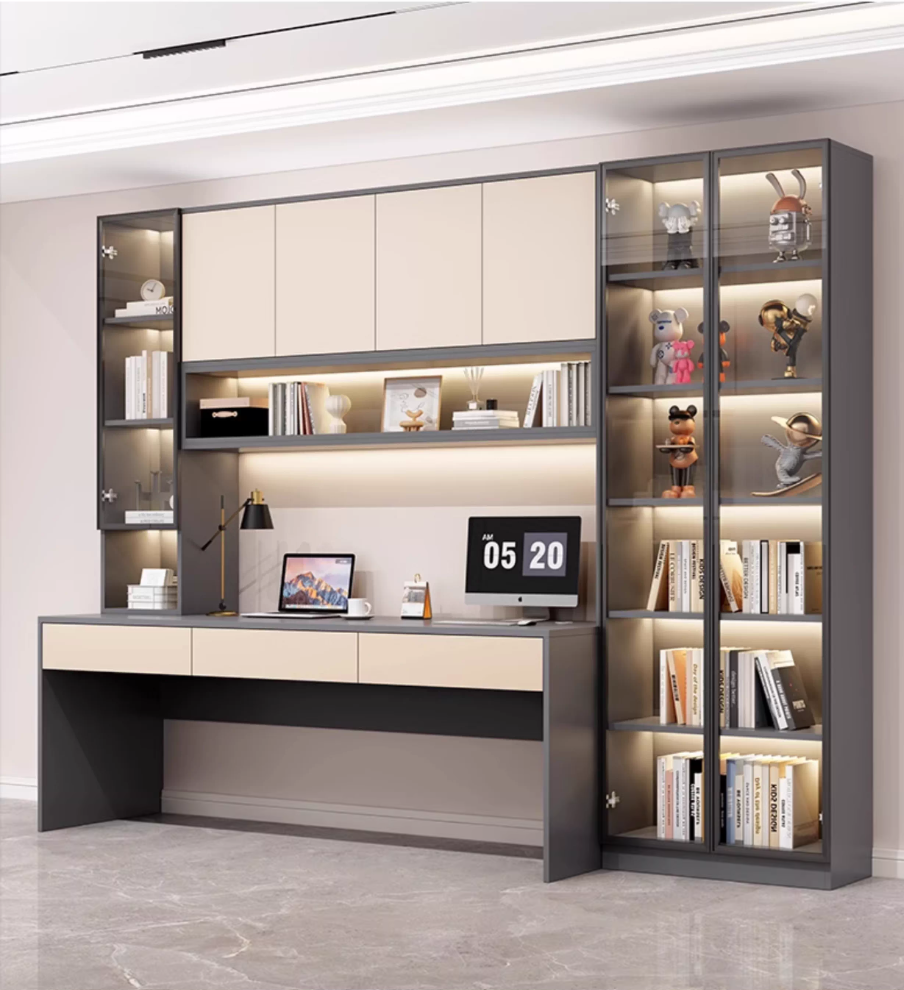  مكتب خشبي بتصميم حديث 