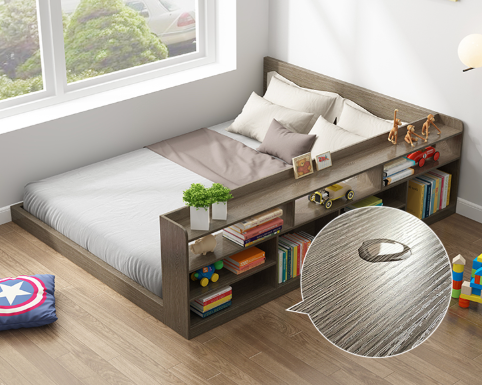  Bed with sideboard Yadeju 