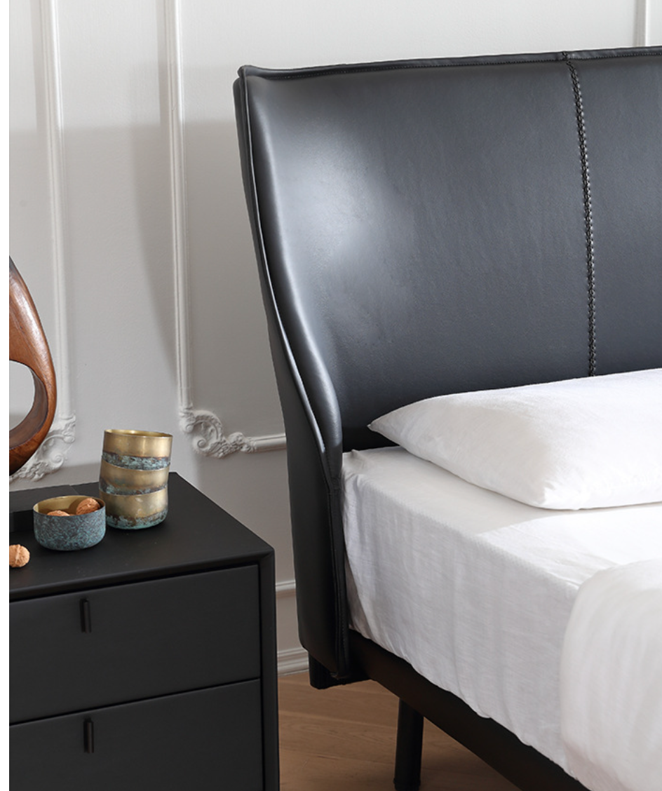  leather bed 