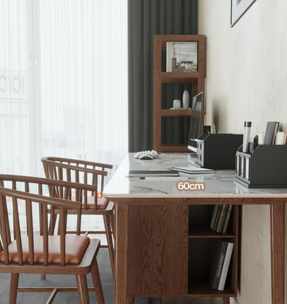  Double Desk With Huating Chairs 