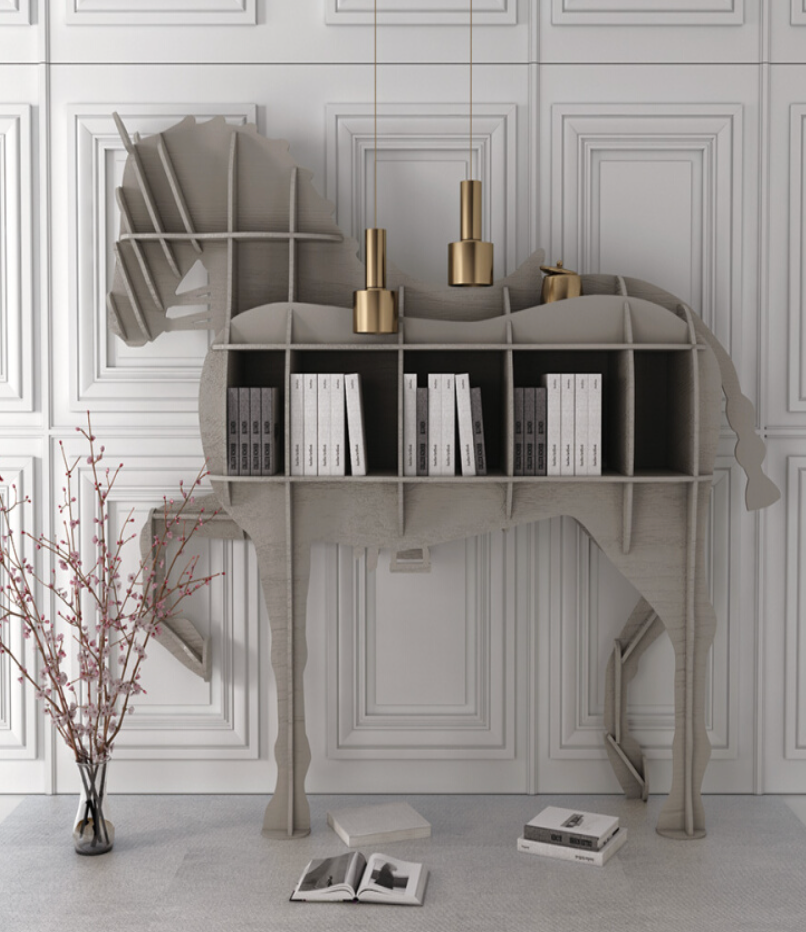  Horse bookcase 