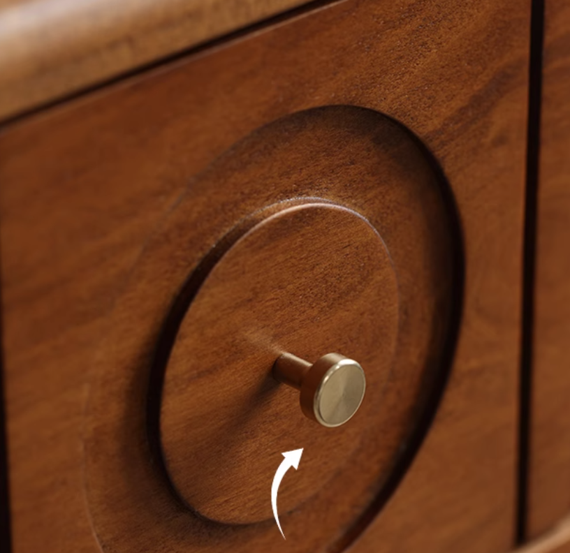  Carved chest of drawers 