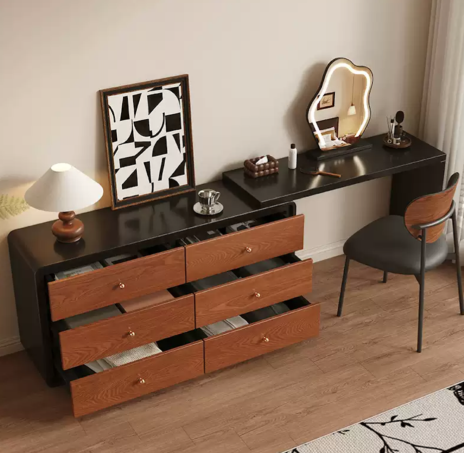  Dressing table with chair and mirror 