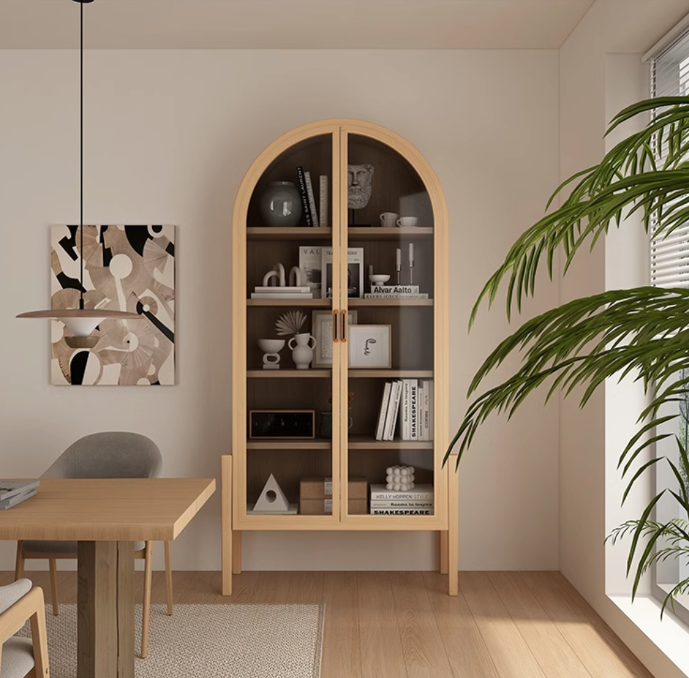  Solid wood arched wardrobe 