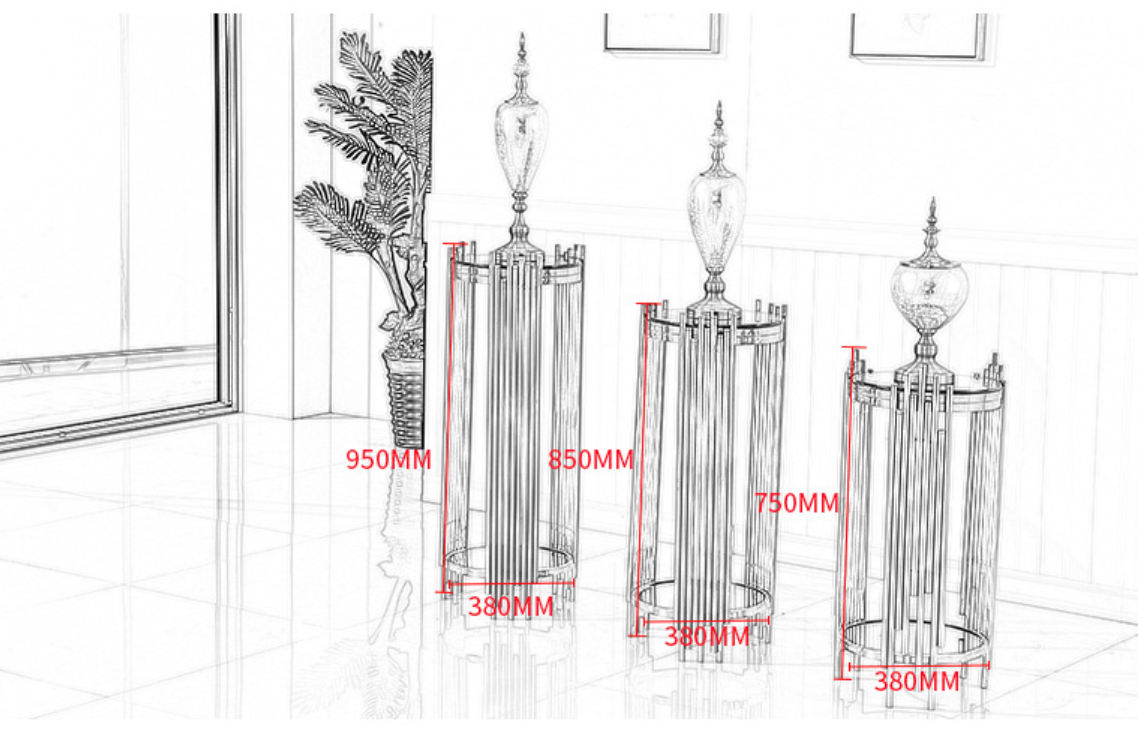  steel side tables    