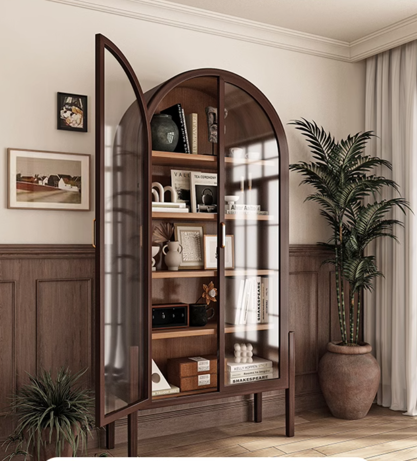  Solid wood arched wardrobe 