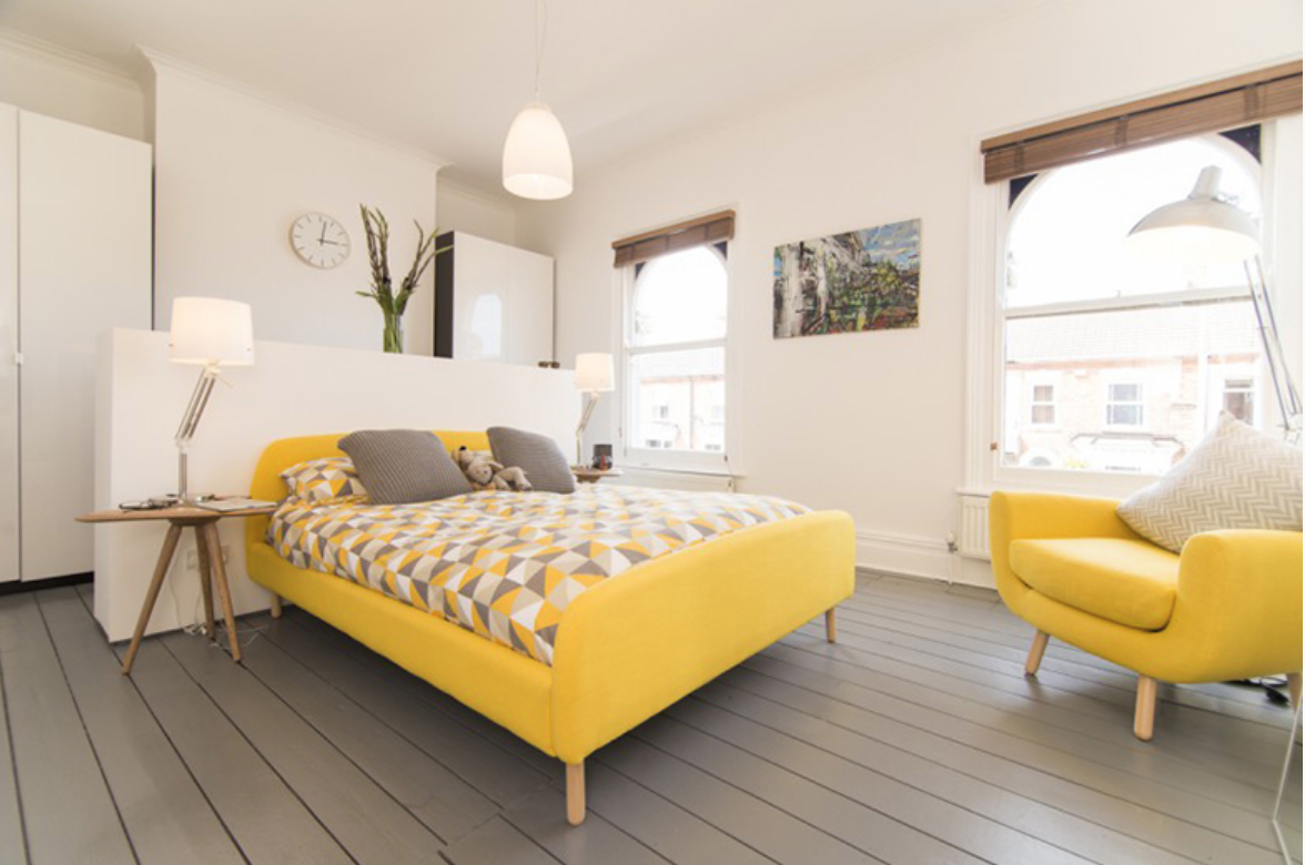  classic fabric bed 