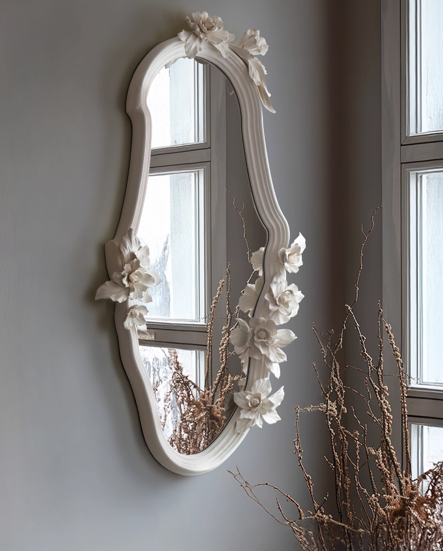  Modern sculpted mirror 