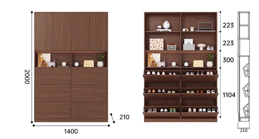  Guobu Slim Shoe Cabinet 