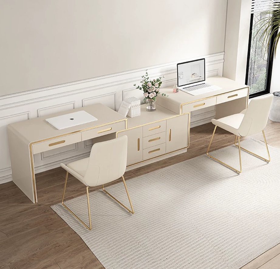  Retractable double desk 