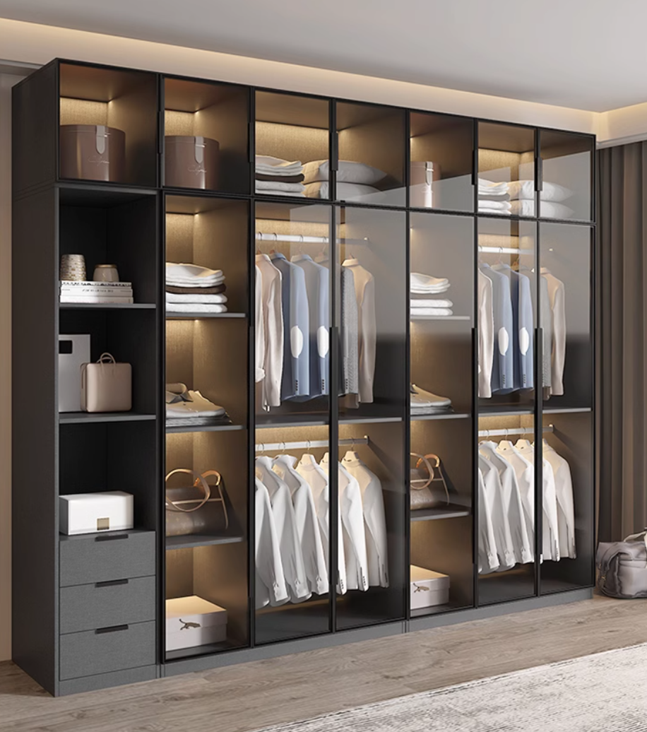  خزانة ملابس خشب مودرن واسعة - دولاب ملابس فاخر من Ks-Furniture 