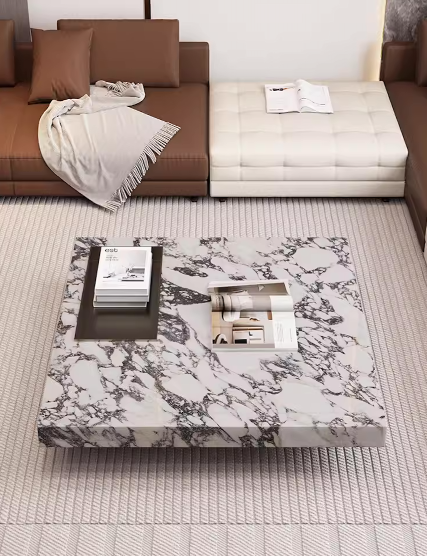  Marble coffee table 