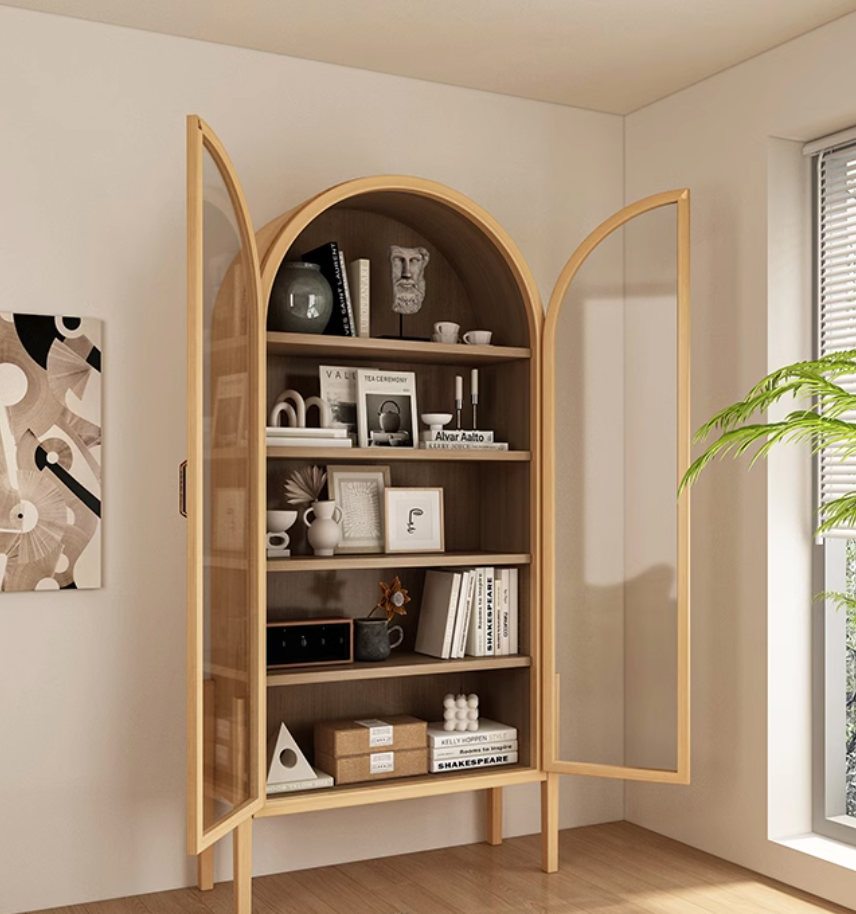  Solid wood arched wardrobe 