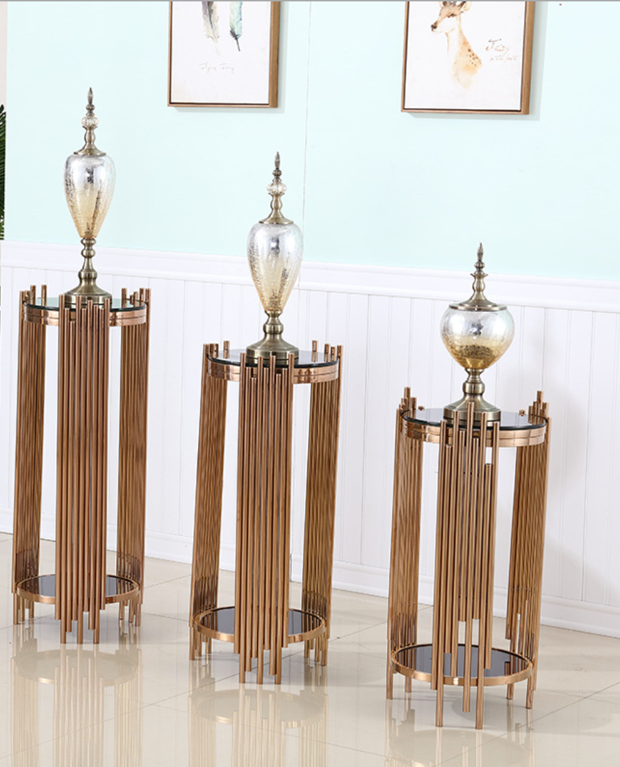  steel side tables    
