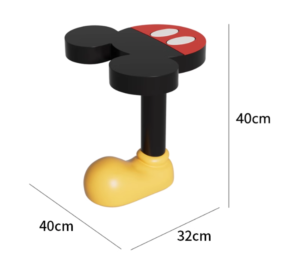  Mickey shaped table 
