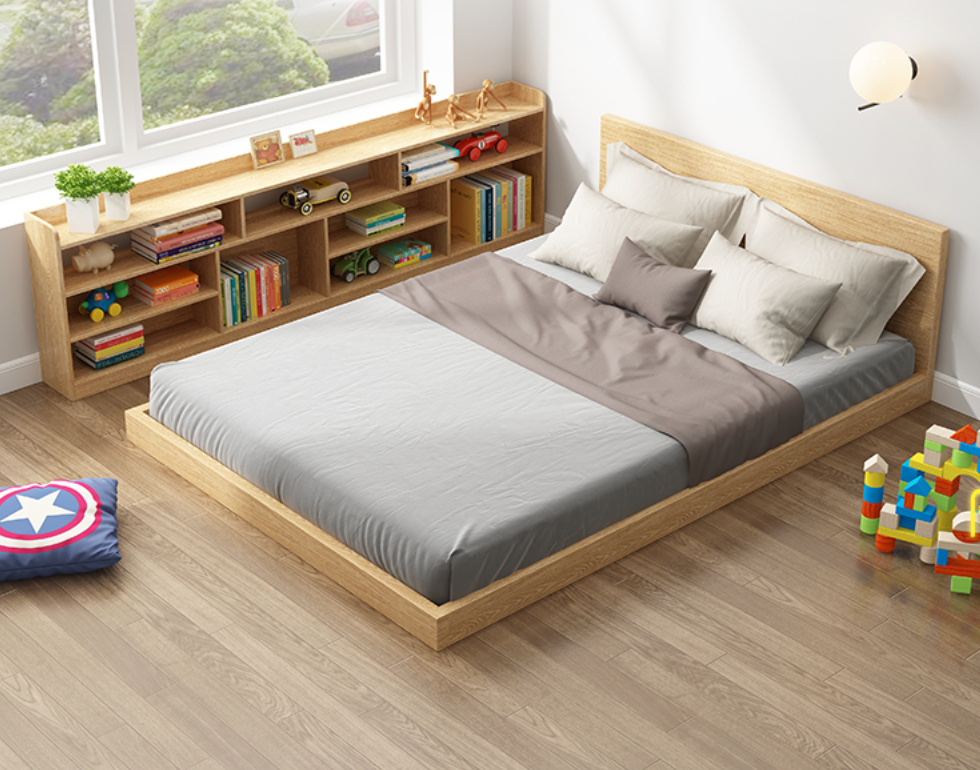  Bed with sideboard Yadeju 