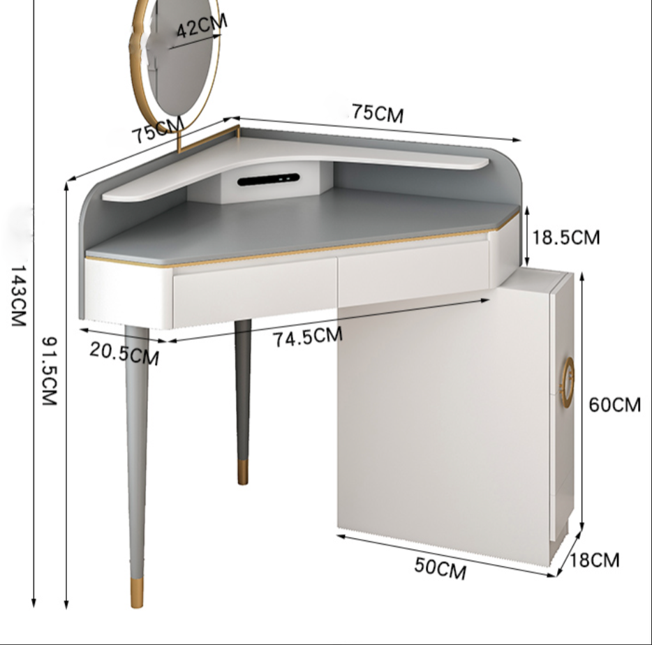  make up vanity set 
