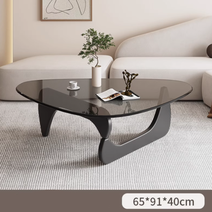  Modern table with glass top 