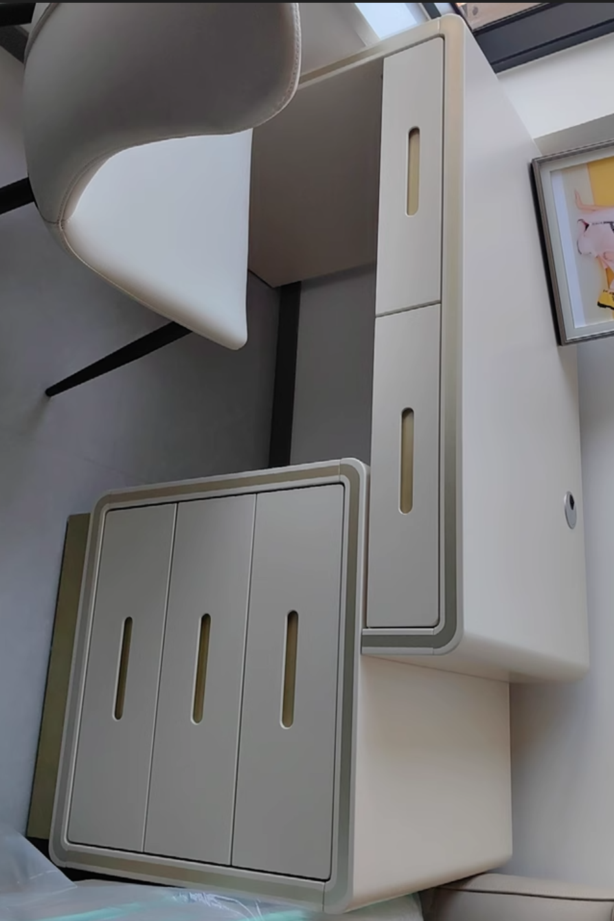  Retractable double desk 